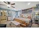 Spacious bedroom with a large bed, dresser, and ensuite bathroom access at 190 Poplar Grove Rd, Mooresville, NC 28117