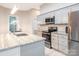 Kitchen island with granite countertop and stainless steel sink at 200 Victoria Cir, York, SC 29745