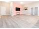 Spacious living area with light wood flooring and an accent wall at 200 Victoria Cir, York, SC 29745