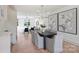 Dining area with view into living room and kitchen at 2023 Thurmond Pl # 14, Charlotte, NC 28205