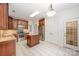 Kitchen with granite counters, stainless steel appliances, and island at 508 N Portman Ln, Fort Mill, SC 29708