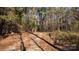 Long private driveway leading to a secluded wooded property at 633 Weston Acres Rd, Fort Lawn, SC 29714