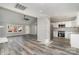 Modern kitchen featuring stainless steel appliances and white shaker cabinets at 7208 Rockwood Forest Ln, Charlotte, NC 28212