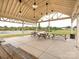 Covered pavilion with picnic tables for outdoor gatherings at 2513 Bullfrog Ln, Lancaster, SC 29720