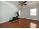 Bright bedroom with hardwood floors and elliptical at 3203 Bentley Dr, Lancaster, SC 29720