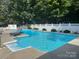 Refreshing pool with expansive deck and fence at 3203 Bentley Dr, Lancaster, SC 29720