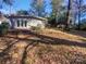 Large backyard with mature trees and plenty of space at 3914 Brookfield Dr, Charlotte, NC 28210