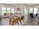 Spacious living room featuring a combination living and dining area at 6120 Barcelona Way, Charlotte, NC 28214