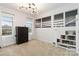 Bedroom with built-in bunk beds and ample closet space at 241 Spring Run Dr, Mooresville, NC 28117