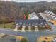 Aerial view of townhome community showing property location and surrounding area at 4034 Broadview Ln, Gastonia, NC 28056