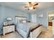 Charming bedroom with a white bed frame and soft color scheme at 5050 Kinross Ln, Indian Land, SC 29707