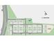 Community map highlighting lot locations and amenities at 1736 Blanche St, Charlotte, NC 28262