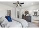 Bright bedroom with ensuite bathroom and large closet at 1736 Blanche St, Charlotte, NC 28262