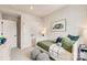 bedroom with twin daybed and green accents at 207 Tamala St, Davidson, NC 28036