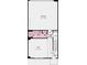 Lower floor plan showcasing garage, flex room, and bath at 207 Tamala St, Davidson, NC 28036