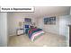 Cozy bedroom with ample space and fun decor at 3007 Sassafras Trl, Gastonia, NC 28056