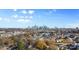 Wide shot showing the city skyline and surrounding neighborhood at 1522 Princess Pl, Charlotte, NC 28208