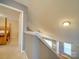 Upstairs hallway with access to bedrooms and a bonus room at 2726 Thistle Brook Dr, Concord, NC 28027