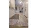 Clean bathroom with soaking tub, tile flooring, and updated vanity at 3431 Polkville Rd, Shelby, NC 28150