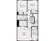 Third floor plan with owner's suite, two additional bedrooms, and two baths at 5015 Westmead Ln, Charlotte, NC 28262