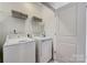 Convenient laundry room with washer and dryer at 5015 Westmead Ln, Charlotte, NC 28262