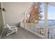 Relaxing balcony with lake view and comfortable seating at 638 Deerfield Rd, Mount Gilead, NC 27306