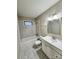 Clean bathroom with a white vanity and tub at 812 Gold W St, Kings Mountain, NC 28086