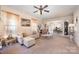 Open living space with a view into dining area, light and airy at 10105 Bishops Gate Blvd, Pineville, NC 28134