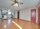 Kitchen with stainless steel appliances and an island at 28403 Hatley Farm Rd, Albemarle, NC 28001