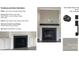 Fireplace with black slate surround, cedar beam mantle, and shiplap above at 143 Dabbling Duck Cir, Mooresville, NC 28117