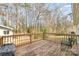 Large wooden deck in the backyard at 2405 Sloan Dr, Charlotte, NC 28208