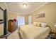 Bedroom with king-size bed and wooden dresser at 1115 Marys Grove Church Rd # 1, Kings Mountain, NC 28086