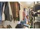 Spacious closet with ample hanging space and shelving at 1115 Marys Grove Church Rd # 1, Kings Mountain, NC 28086