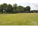 Large backyard with lush green grass and mature trees at 2505 Mintew Cir, Lincolnton, NC 28092