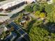 Aerial view of a neighborhood park and homes at 630 Smith St # B, Mooresville, NC 28115