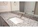 Bathroom featuring a vanity with granite countertop and a single sink at 630 Smith St # B, Mooresville, NC 28115