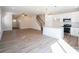 Open concept kitchen with island and stainless steel appliances at 630 Smith St # B, Mooresville, NC 28115