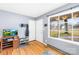 Bright entryway with hardwood floors and coat rack at 7006 Penndale Dr, Shelby, NC 28152