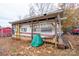 Exterior view of mobile home with ladders and yard at 108 Fathom Trl # 178, Mount Gilead, NC 27306