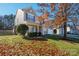 Two story house with fall leaves and landscaping at 2299 Elendil Ln, Charlotte, NC 28269