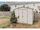 Storage shed in the backyard at 621 Spruce St, Mooresville, NC 28115