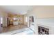 Modern kitchen with white cabinets and island at 7031 Walton Heath Ln, Charlotte, NC 28277