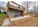 Multi-level deck with hanging chairs at 1345 Shimmer Light Cir, Rock Hill, SC 29732