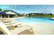 Resort-style pool with lounge chairs and umbrellas at 875 Two Brothers Ln, York, SC 29745