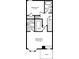 Upper floor plan showing primary bedroom, bathroom, and walk-in closet at 314 W 10Th St, Charlotte, NC 28202