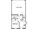 Third floor plan showing bedroom, bathroom, and two-bay garage at 13005 Moon Rd # 43, Charlotte, NC 28277