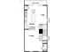 Second floor plan featuring kitchen, living area, and optional deck at 13005 Moon Rd # 43, Charlotte, NC 28277