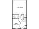 Second floor plan showcasing a two-bay garage, study, and bathroom at 13009 Moon Rd # 42, Charlotte, NC 28277