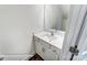 Clean and modern bathroom with white vanity and marble countertop at 1461 Ardmore Dr # 238, Sherrills Ford, NC 28673