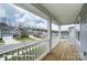 Deck overlooking neighborhood with white railing at 1461 Ardmore Dr # 238, Sherrills Ford, NC 28673